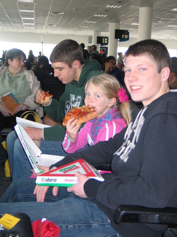 No pizza for awhile?