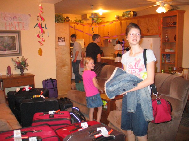 Seeing our new home for the first time was exciting!