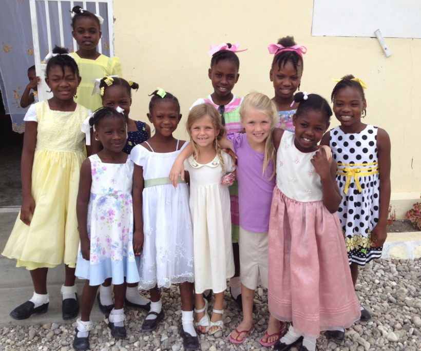 Making new friends and sharing God's love!