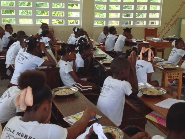 Everywhere you see such thankfulness for the food!