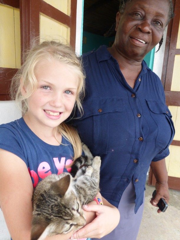 This little kitty was the perfect companion for Grace when she needed something to escape to. Madam Pasté is here with her.