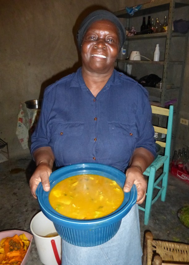 We found out quickly what Haitians love to eat for breakfast...soup!
