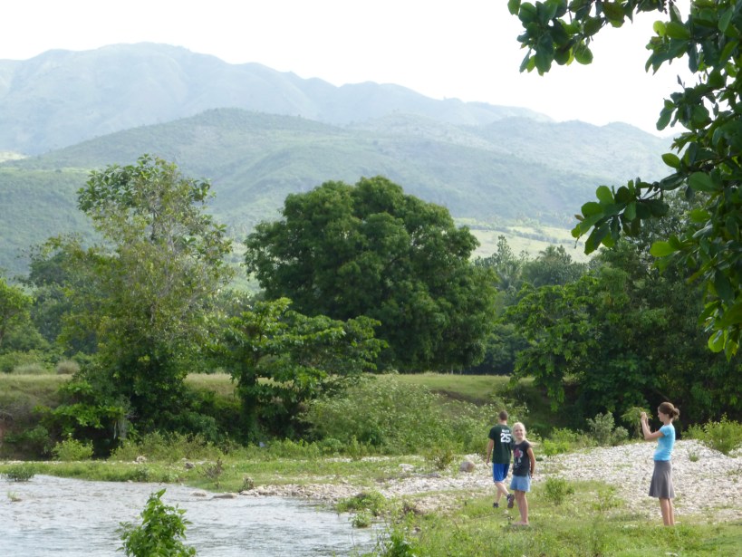 We finally found the Cavillon River. It seemed very pure compared to most rivers we have viewed here already!