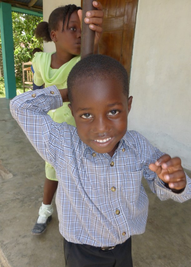 Here, as everywhere in Haiti, they wore their very best to church.