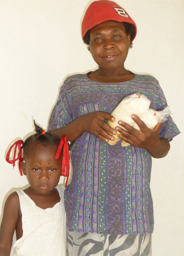 These bags of rice pilaf serve ten people! Thanks for sharing your time and talents to prepare this gift for a needy family!