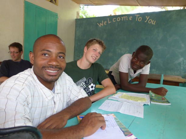 There was always somebody asking questions about English or Creole!