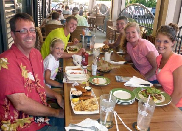 Choices, choices! Restaurants and menus had so many choices...