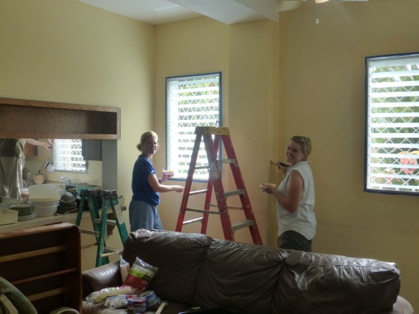 Most of the first floor got knocked out in the first weekend!