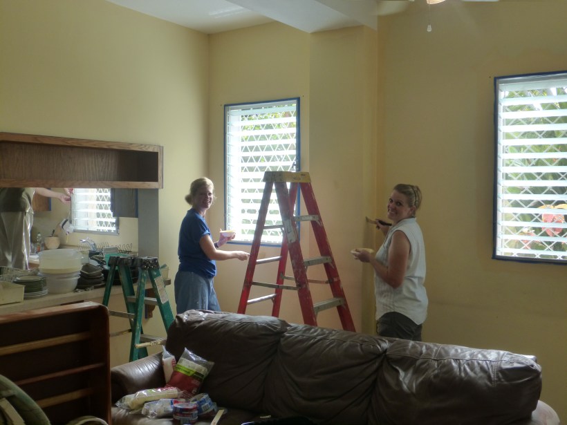 Most of the first floor got knocked out in the first weekend!