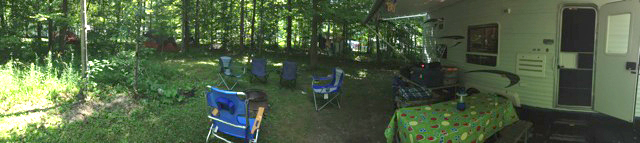 It was a cool and rainy summer in Ohio, but this was a place to call our own!