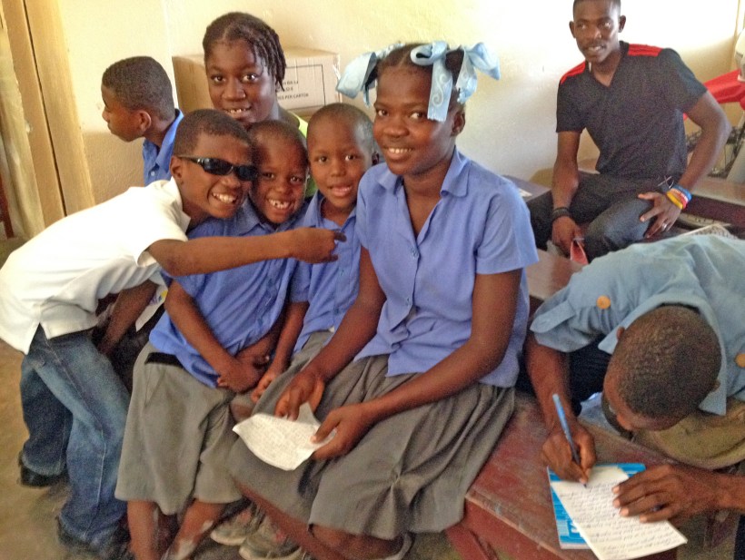 Patiently waiting and having a little fun too!