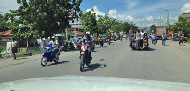 Heading downtown where bikes outnumber cars probably 10 to 1!