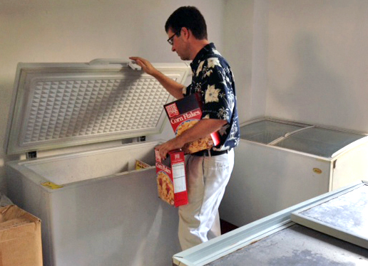 Uhhm...not a huge selection in the frozen section today!