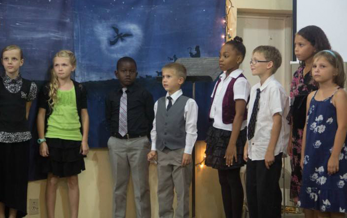 The annual Christmas program was another highlight of Grace's class!