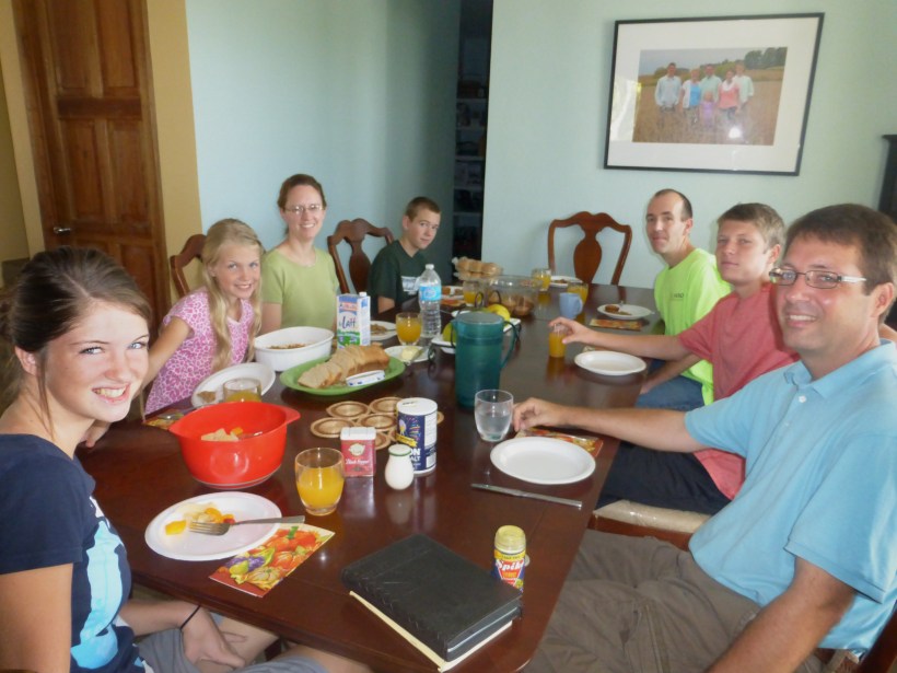 We only had six short days together to catch up!