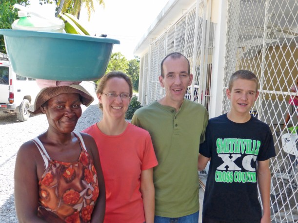 The Riggenbachs got to meet the banana lady!