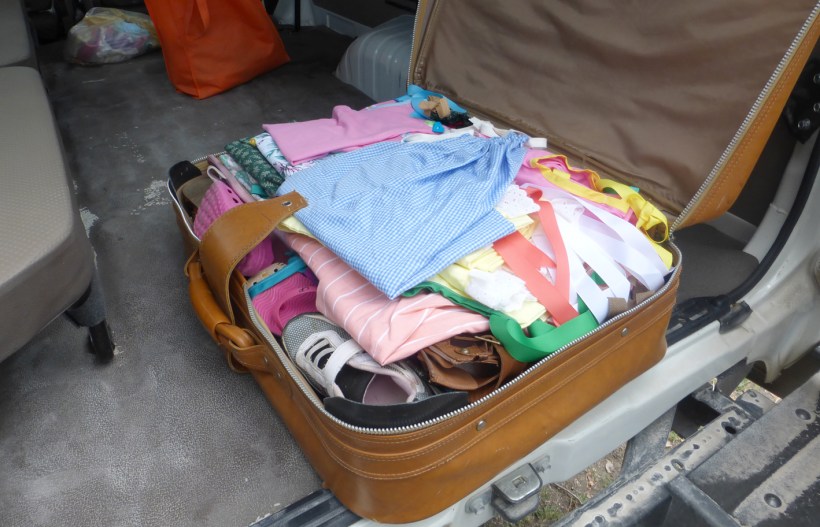 Previously packed with love, now all ready to distribute at a school!