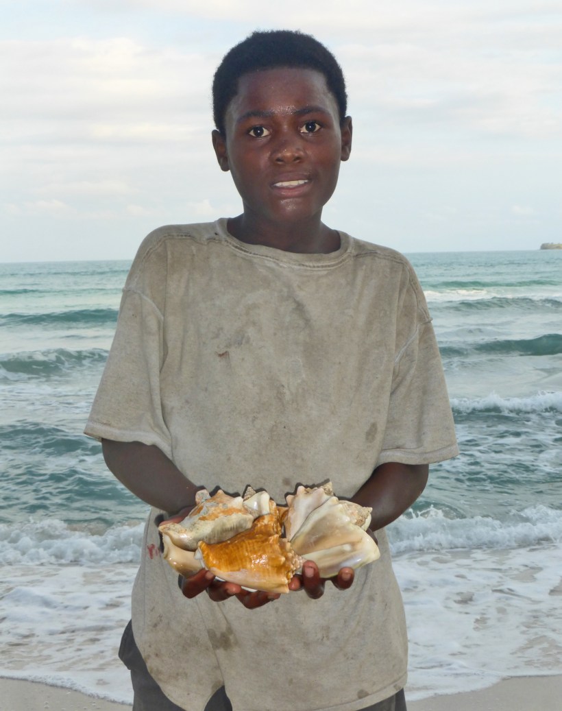 Who couldn't resist buying shells from this guy?