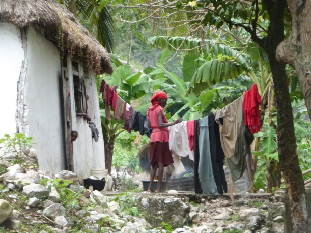 One of the sights along the way. Can you find three people in this photo?