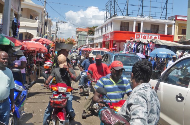 The downtown streets full of new sights and smells!