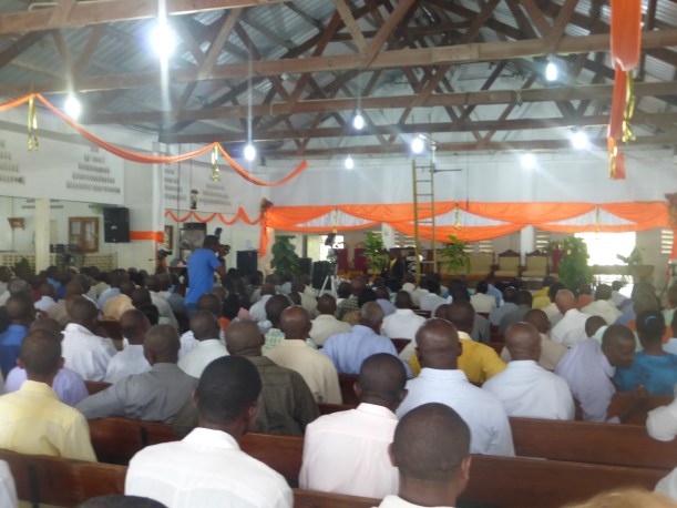 The Simon MEBSH church is the only church that can handle the convention and they are making plans to expand it.