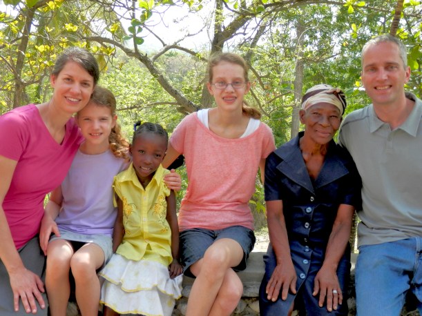 The Uhlers met their sponsored child (living with her grandma), Jolly Sophia, for the first time!