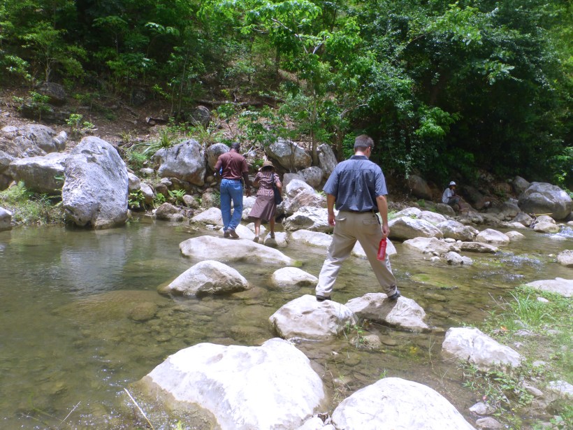 Although it doesn't look like it, we made it across safely twice!