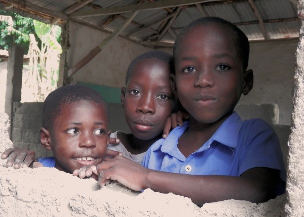 The kids are always so curious and so sweet!