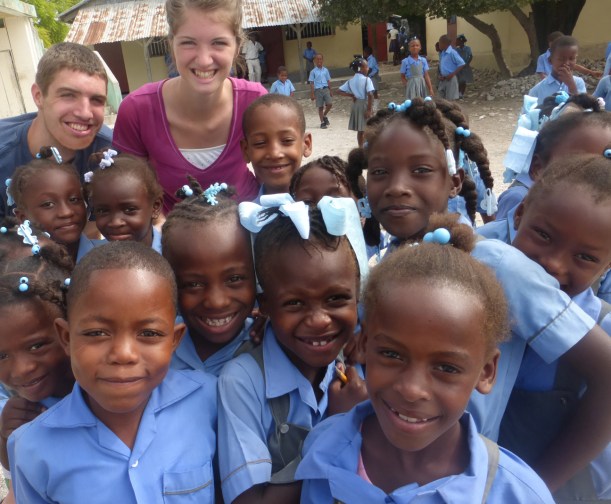 The kids couldn't wait to get a photo quick before school started! 