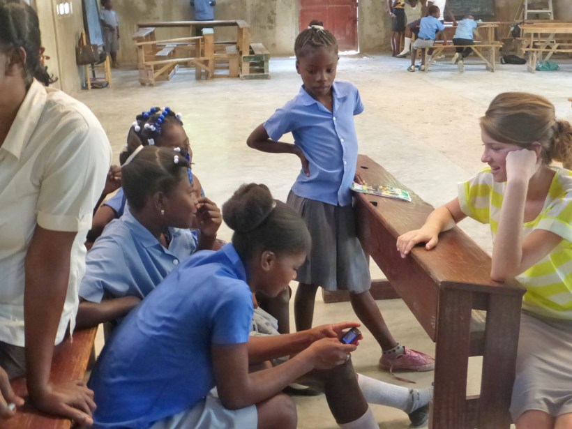 During school visits there are opportunities to teach kids about God!