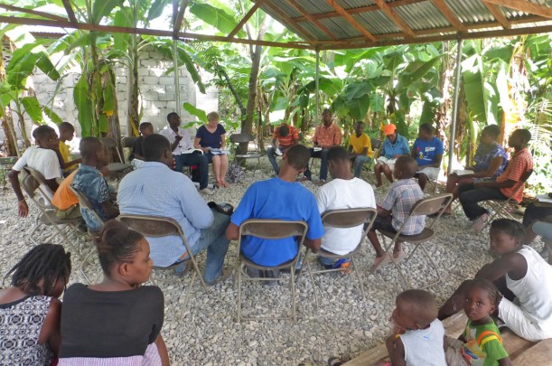 Thursday afternoon Bible Study in a Simon neighborhood.