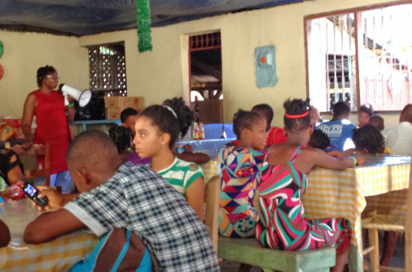 Adline was always directing traffic or giving orders!