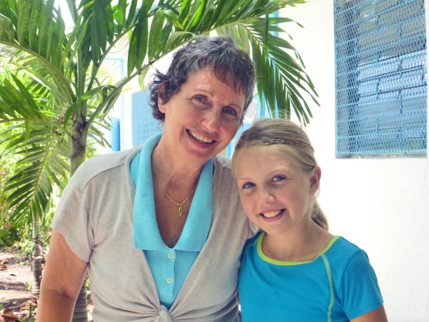 Grace's teacher, Mrs. Ferris, lives nearby us.