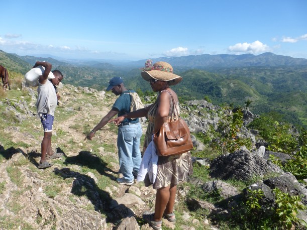 The view from the top of the mountain! We rested a while!
