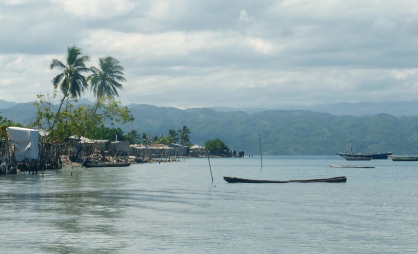 The mountains you see are where we just came from.