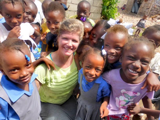 We have a list of things to accomplish at each school, but seeing the kids is top priority!