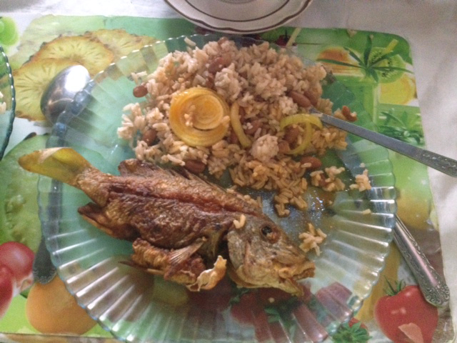 The food we are served is very good and in this case, very attractive!