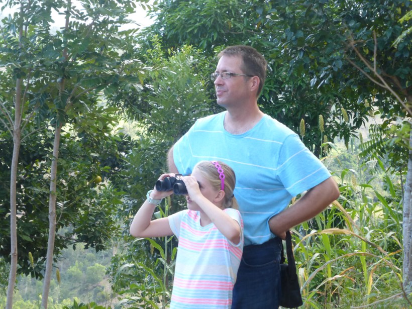 New binoculars make hiking a lot more interesting!