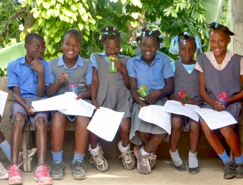 Anxiously awaiting their turn for a check-up!