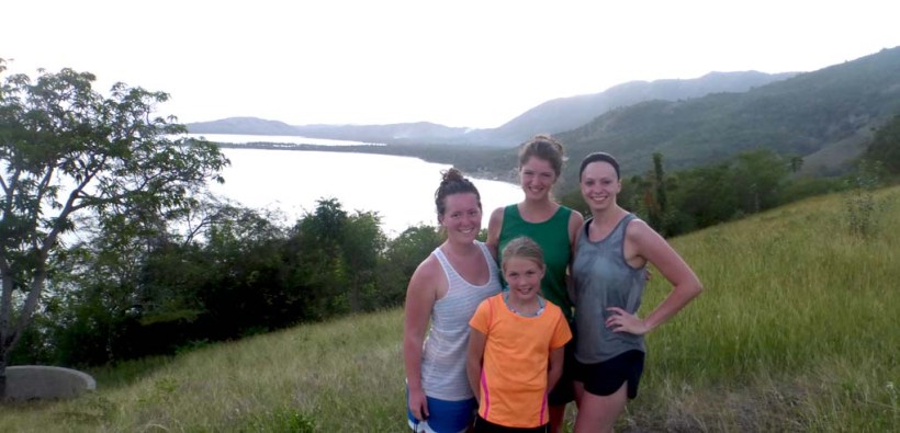 I think they hated the hard hike up this hill! 