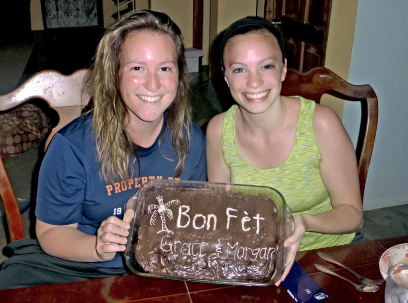 Both the girls had birthdays a day apart while they were here!