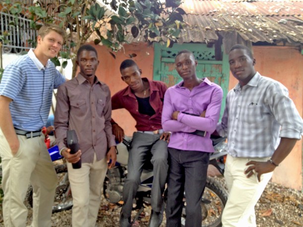Some more of the guys on Sunday before church!