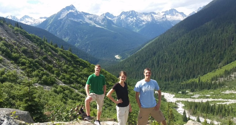 We were amazed by the size of the Canadian Rockies!