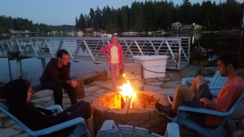 Kayaking trips and campfires on the evening were a break from travel!