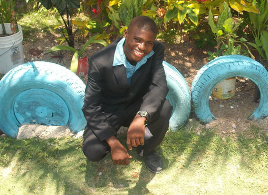 David Brown has a big smile to match his big heart!