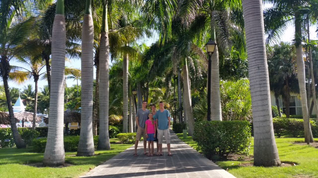 Enjoying a beautiful resort in the Dominican Republic!