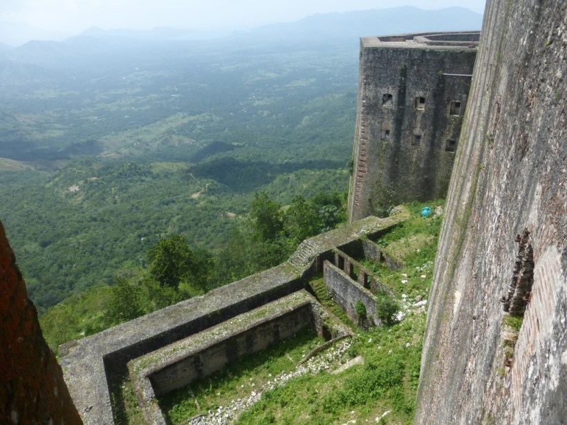 The army had a view of the northern coast of Haiti from the fort!