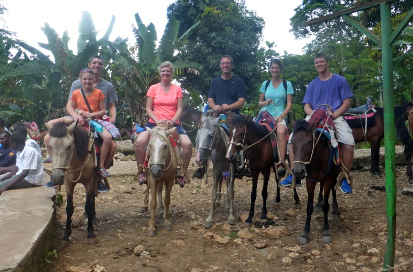 This is how you get up to the Citadelle near Cap-Haitien in northern Haiti!