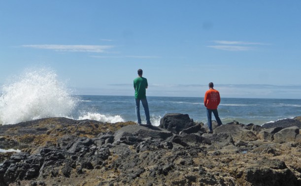We loved the pounding surf and discovering marine life in the rocks!