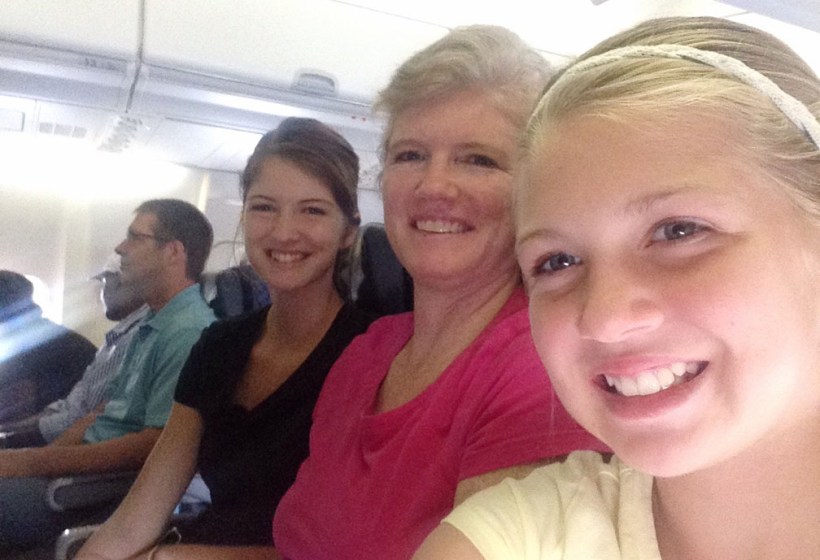 Ready smiles on the return to Haiti!